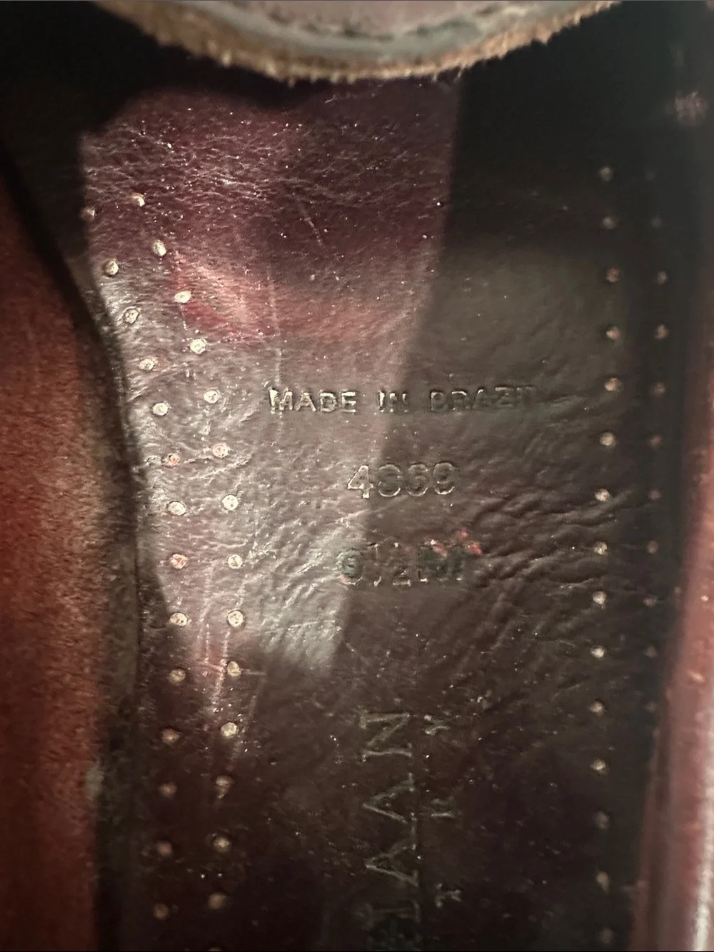 Cole Haan Men's Burgundy Leather Boat Shoes